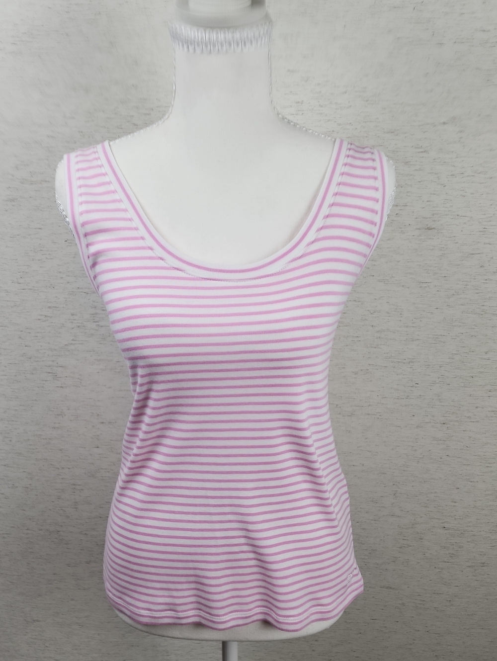 Vineyard Vines Pink & White Striped Tee